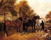 An English Homestead - 约翰·弗雷德里克·赫尔林